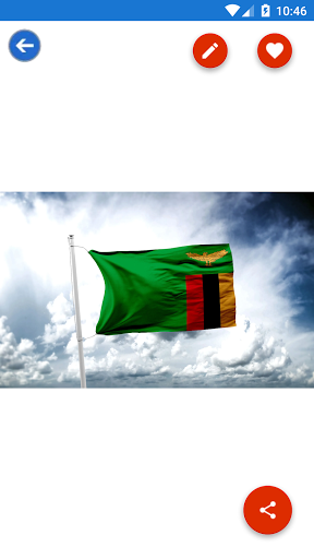 Zambia Flag Wallpaper Flags