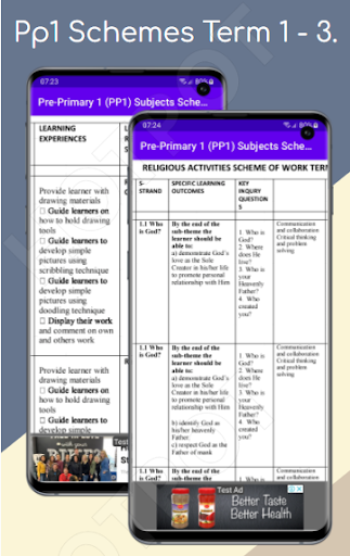 PP1 Schemes of work. Screen 2