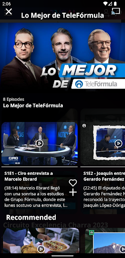 TVOAI De Grupo Fórmula Screen 3