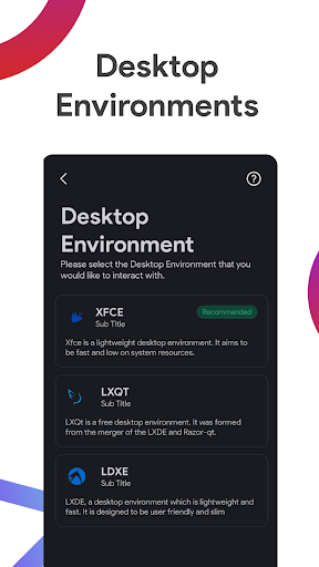 Android application Andronix - Linux on Android screenshort
