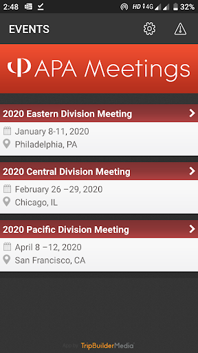 APA Meetings 2024 Screen 2