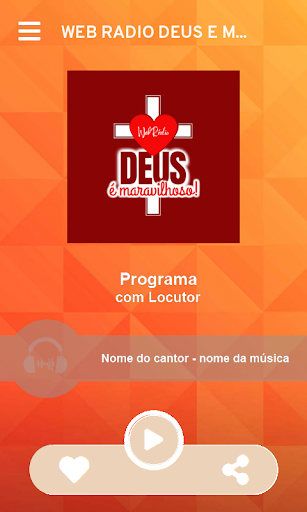 Web Radio Deus é Maravilhoso Screen 2