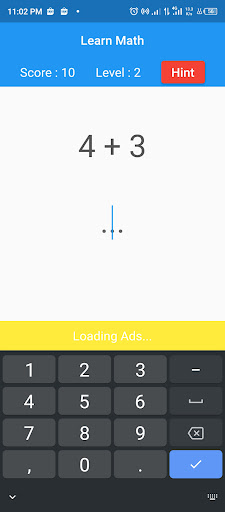 Learn Math Screen 3