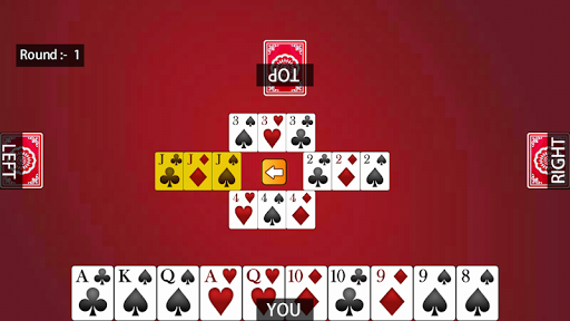 Android application Hazari Card Game : 1000 Points screenshort