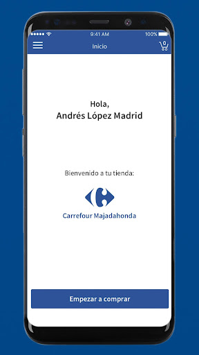 Android application Scan & Go screenshort