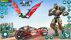 screenshot of Bat Robot Moto Bike Robot Game
