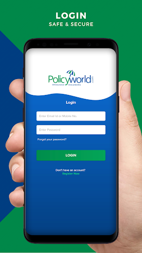 Android application PolicyWorld screenshort