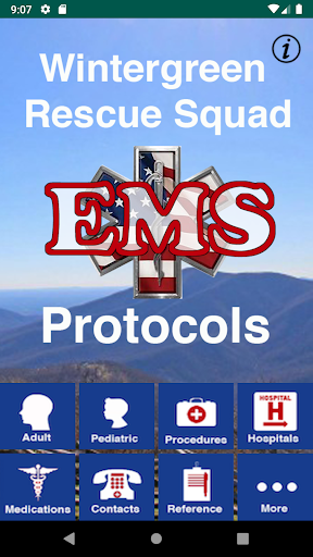 Android application WTG Rescue Squad Protocols screenshort