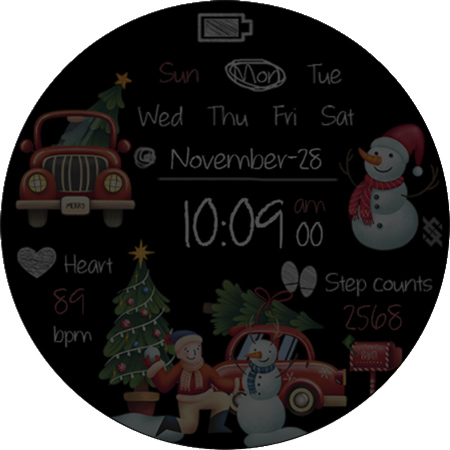 BFF18- Christmas Car, Snowman screenshot 19