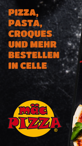 Android application Mäc Pizza - Pizza bestellen screenshort