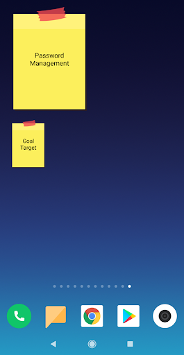 Sticky Notes Screen 3