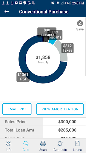 Screenshot of Aligned Mortgage