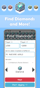 Find Diamonds for Mine & craft