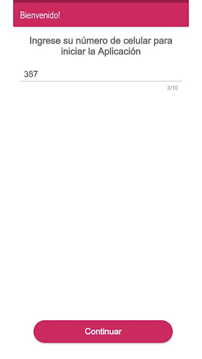 Android application Tarjeta de Comunicaciones screenshort