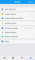 screenshot of Alcatel WiFi Link