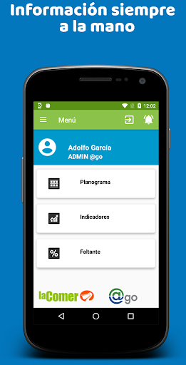 Android application Ago Móvil La Comer screenshort