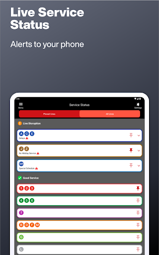 Screenshot of New York Subway – MTA Map NYC