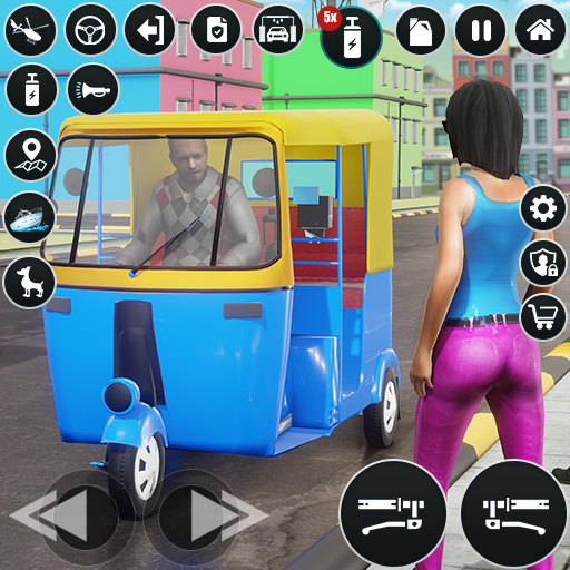 Tuk Tuk Ricksha Car Game logo