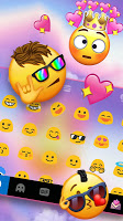screenshot of Crazy Face Emoji Keyboard Back