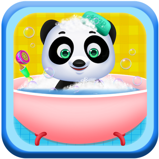 Panda Spa Salon Daycare Game logo