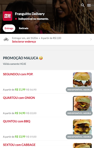 Franguitto Delivery Screen 3