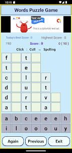 Words Puzzle Game