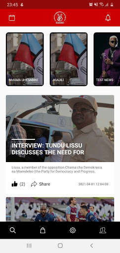 Android application Chadema Digital screenshort