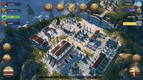 Olympus Rising: Strategiespiel Screenshot