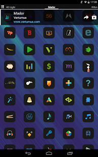 Mador - Icon Pack Captura de pantalla