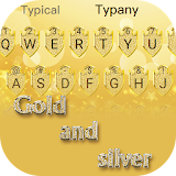 Gold and Silver Theme&Emoji Keyboard icon