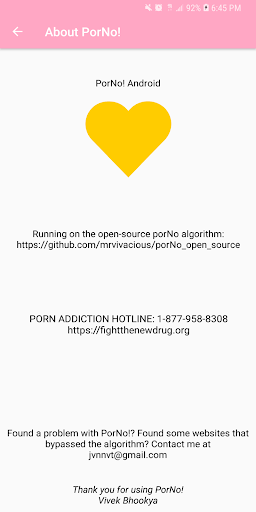 PorNo! Porn Blocker (Beta) Screen 3