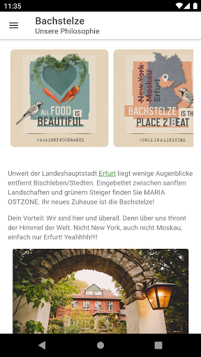 Bachstelze Screen 3