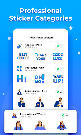 Vocational Stickers Screen 2