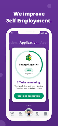 Android application Wise. Mobile App screenshort