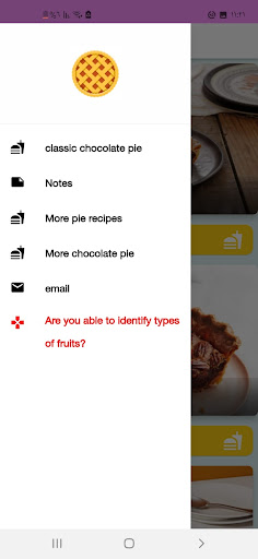 Chocolate pie recipes Screen 3