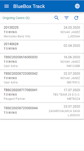 BlueBox Track Screen 2