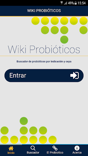 Android application Wiki Probióticos screenshort