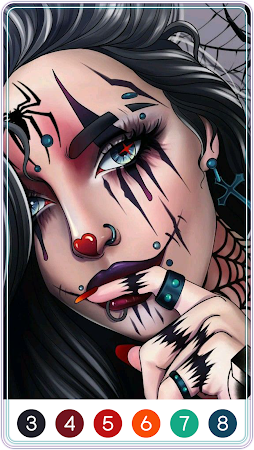 Game screenshot Tattoo Color by Number Game mod apk