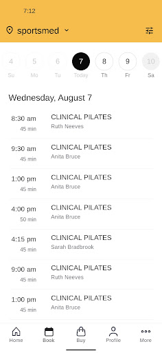 sportsmed pilates Screen 2