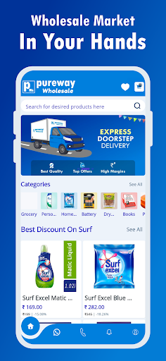 Android application pureway wholesale screenshort