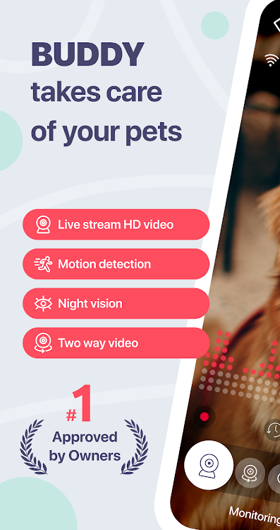 Dog Monitor Buddy & Pet Cam - 5.13.1 - (Android)