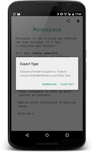 Monospace - Writing and Notes  APK screenshots 4