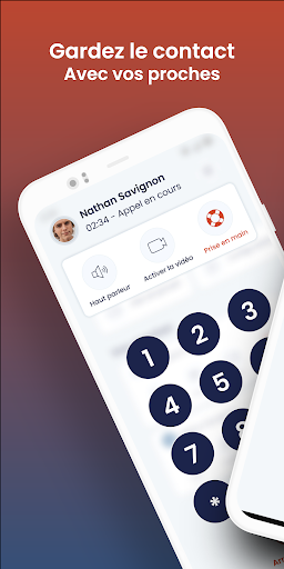 Android application Téléphone simplifié screenshort