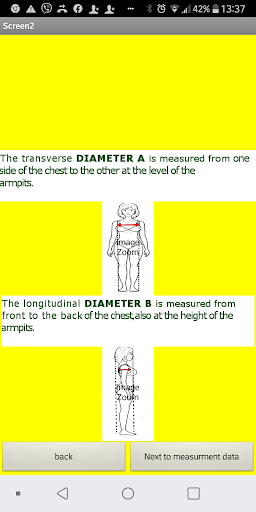 Android application Scoliosis-early detection screenshort