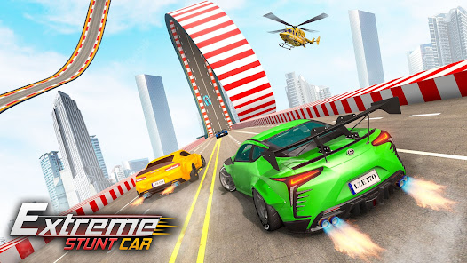 Stunt Car Racing Games Offline apkpoly screenshots 4