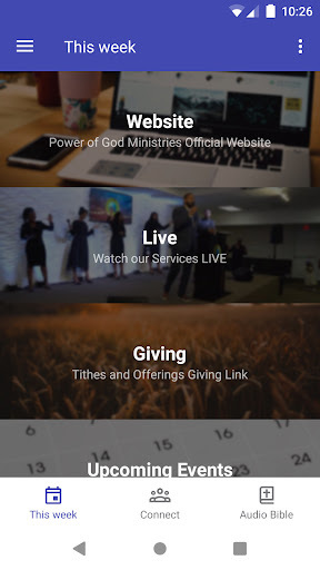 Android application The Power of God Ministries screenshort