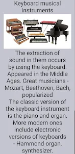 Types of musical instruments