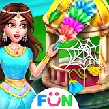 Princess Home Clean Up 2  -  Girls Cleaning Game icon