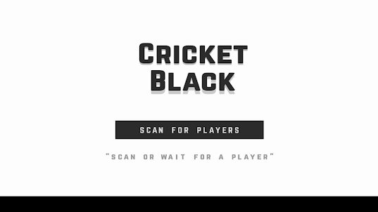 Cricket Black - Cricket Game