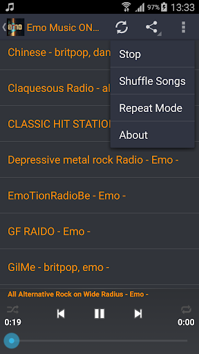 Emo Music ONLINE Screen 2